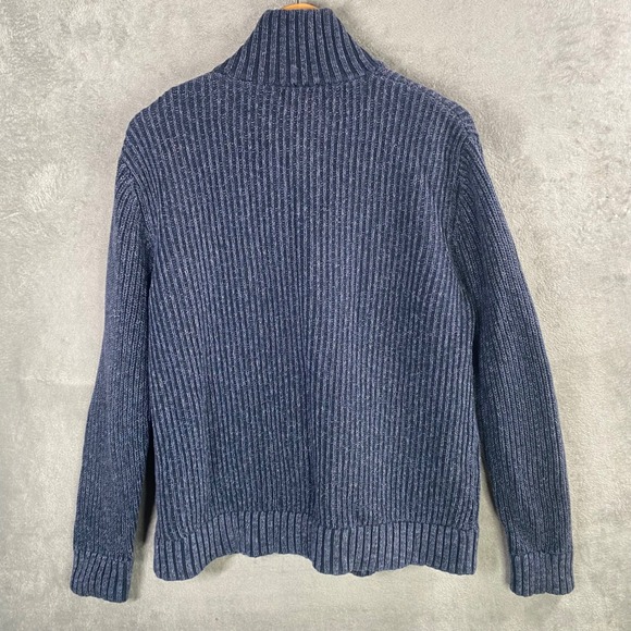 Vintage Cardigan Sweater Mens XL Ribbed Knit Preppy Old Money Normcore Layering - Picture 2 of 7